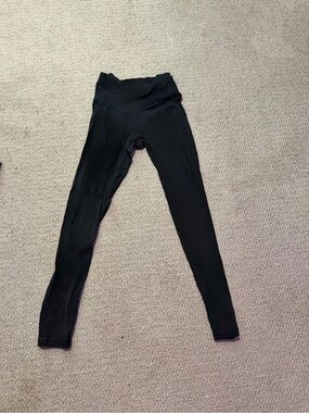 aerie Girls Black High-Rise Performance Leggings